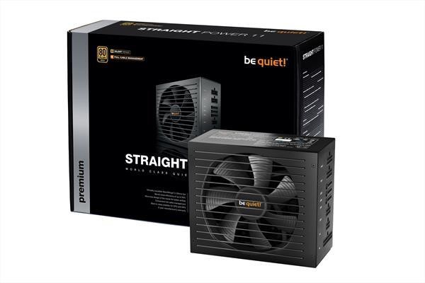 BE QUIET STRAIGHT POWER11 CM 1000W, PC POWER SUPPLY 1000 WATTS 11.1 TO 32.1 DB  A  CABLE MANAGEMENT, ACTIVE PFC, 80 PLUS GOLD BLACK, 6X PCIE, CABLE MANAGEMENT