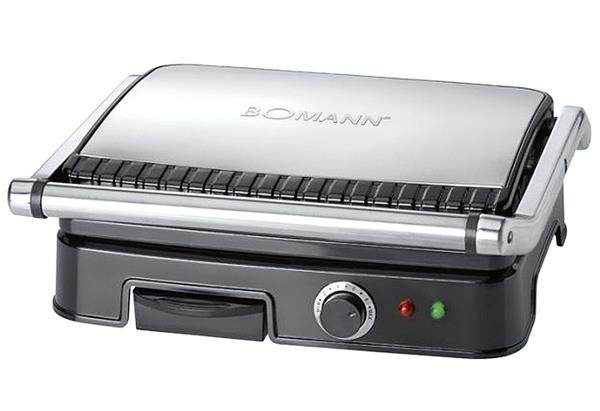 Bomann KG 2242 CB, barbecue stainless steel  black