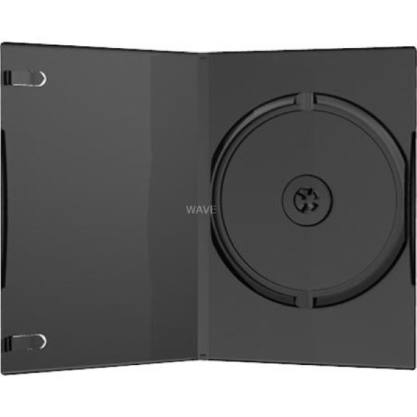 MEDIARANGE DVD CASE SINGLE BLACK  50 PIECES  CASES CASES CD, DVD, BLU-RAY BLACK PLASTIC BULK