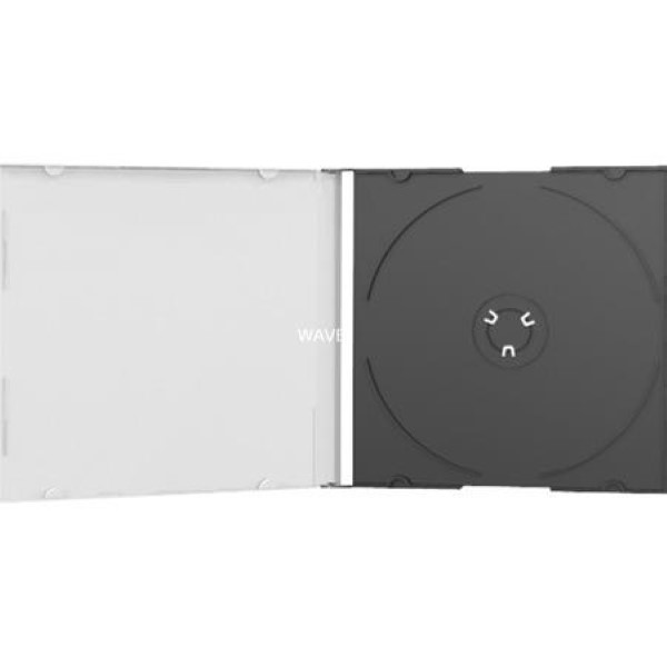 MEDIARANGE CD SLIMCASE BLACK  100 PIECES  CASES CASES CD, DVD, BLU-RAY PLASTIC BULK