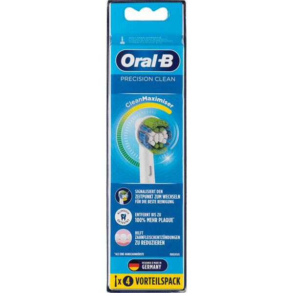 ORAL-B TOOTHBRUSH HEADS 4 PCS. PRECISION CLEAN CLEANMAXIMIZER