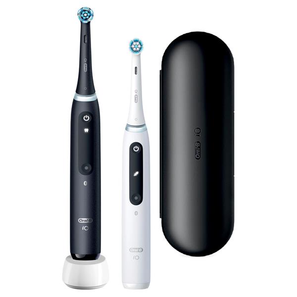 ORAL-B IO SERIES 5 DUO BLACK / WHITE WITH 2ND HANDLE