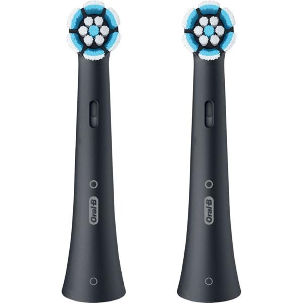 ORAL-B IO TOOTHBRUSH HEADS GENTLE CLEANING BLACK 2-PACK