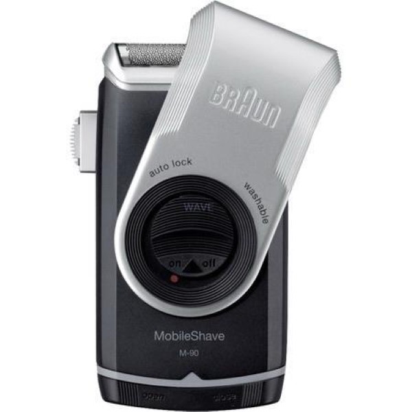 BRAUN ΞΥΡΙΣΤΙΚΗ ΜΗΧΑΝΗ MOBILESHAVE M-90  BLACK / SILVER