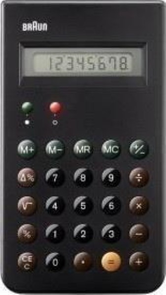 BRAUN BNE 001 BK CALCULATOR