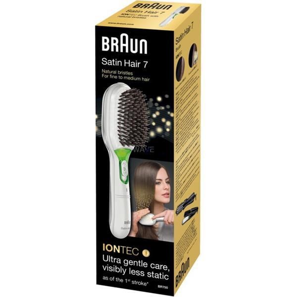 BRAUN SATIN HAIR 7 HAIRBRUSH BR750  WHITE