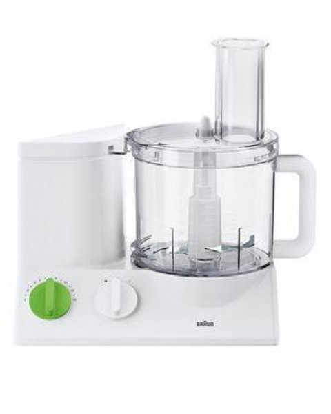 BRAUN COMPACT FOOD PROCESSOR FP 3010 TRIBUTE COLLECTION  WHITE / GREEN