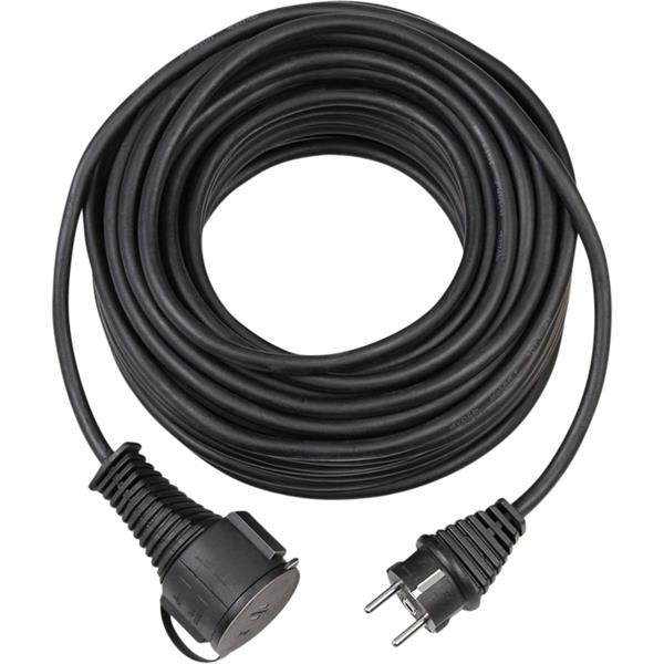 BRENNENSTUHL EXTENSION CABLE RUBBER IP44 5M BLACK