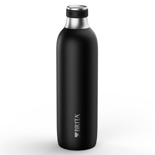 BRITA SODATRIO STAINLESS STEEL BOOTLE BLACK BIG