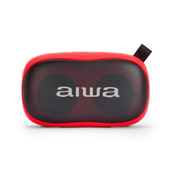 AIWA SPEAKER BS-110RD BLUETOOTH NETWORK 2X5W / HANDS-FREE / BLUETOOTH / AUX IN / M-SD / HYPERBASS BS-110RD