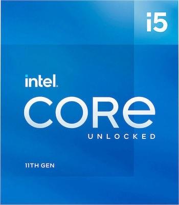 INTEL CPU CORE I5-11600K BOX  3.90GHZ  12MB CACHE BX8070811600K