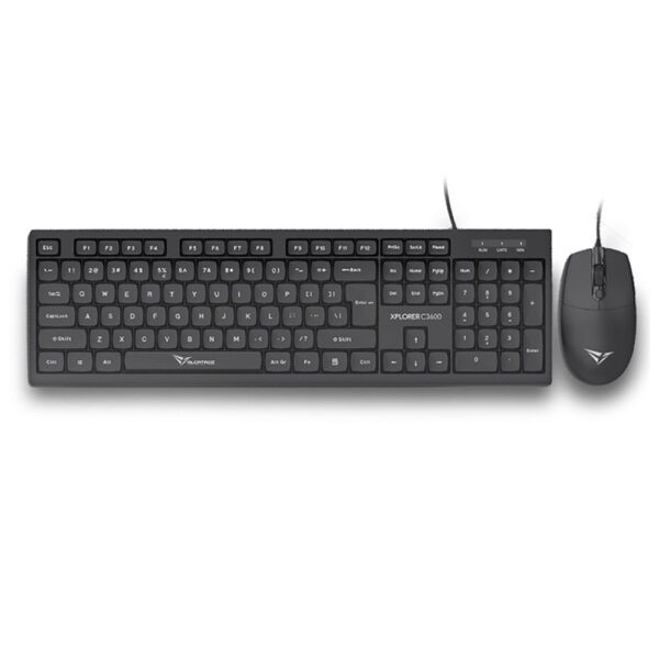 ALCATROZ USB WIRED KEYBOARD AND MOUSE XPLORER C3600 BLACK