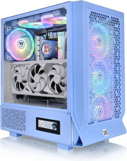 Thermaltake Ceres 330 TG ARGB Midi  Hydrangea Blue