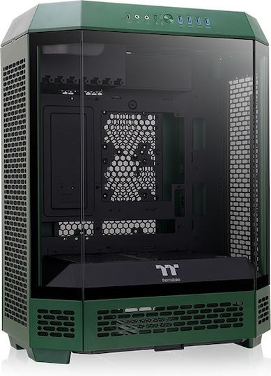 Thermaltake The Tower 600 Gaming Midi Tower  Dark Green