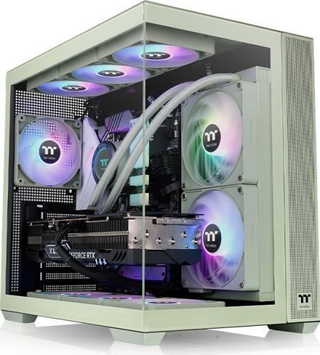 Thermaltake View 380 TG ARGB Gaming Midi Tower green