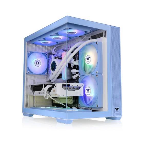 Thermaltake View 380 TG ARGB Gaming Midi Tower blue
