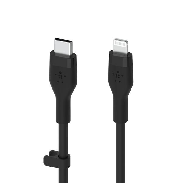 BELKIN FLEX LIGHTNING/USB-C 15W 1M, MFI, 15W, BLACK CAA009BT1MBK