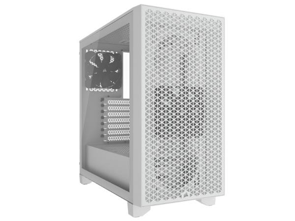 Corsair Mid Tower ATX Case 3000D Airflow Windowed Tempered Glass - White