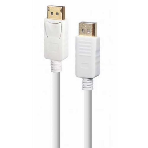 CABLEXPERT DISPLAY PORT DIGITAL INTERFACE CABLE 1,8m WHITE