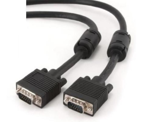 CABLEXPERT PREMIUM VGA HD 15M/HD15M DUAL SHIELDED W/2 X FERRITE CORE 10M