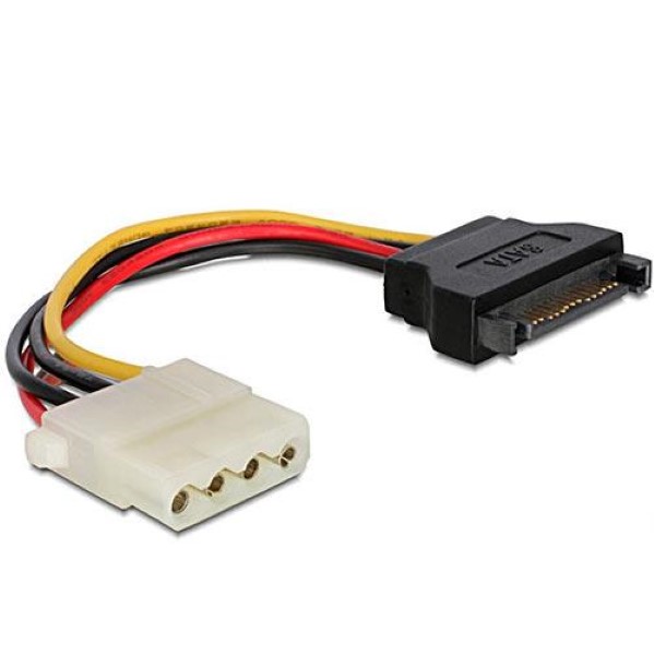 CABLEXPERT SATA  MALE  TO MOLEX  FEMALE  POWER CABLE 0,15M