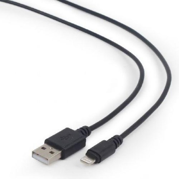 CABLEXPERT USB TO LIGHTNING SYNC AND CHARGING CABLE BLACK 3M