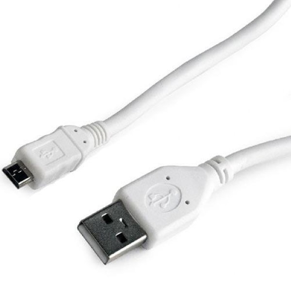 CABLEXPERT MICRO USB CABLE WHITE COLOR 1M