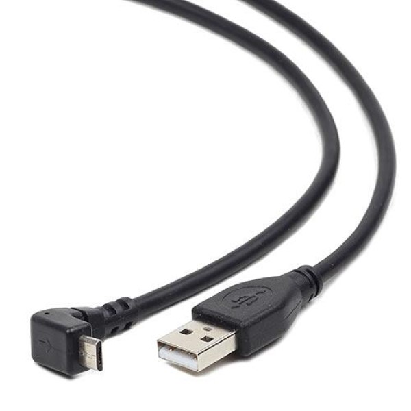 CABLEXPERT ANGLED MICRO-USB CABLE 1,8M