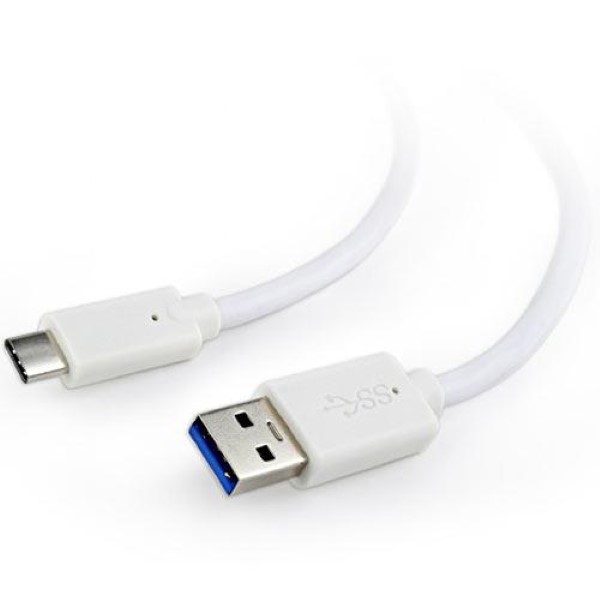 CABLEXPERT USB 3.0 AM TO TYPE-C CABLE 1,8M WHITE