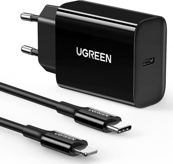 Ugreen Charger Pd Cd137 Combo Plus Type C-I6 Cable Black 50799