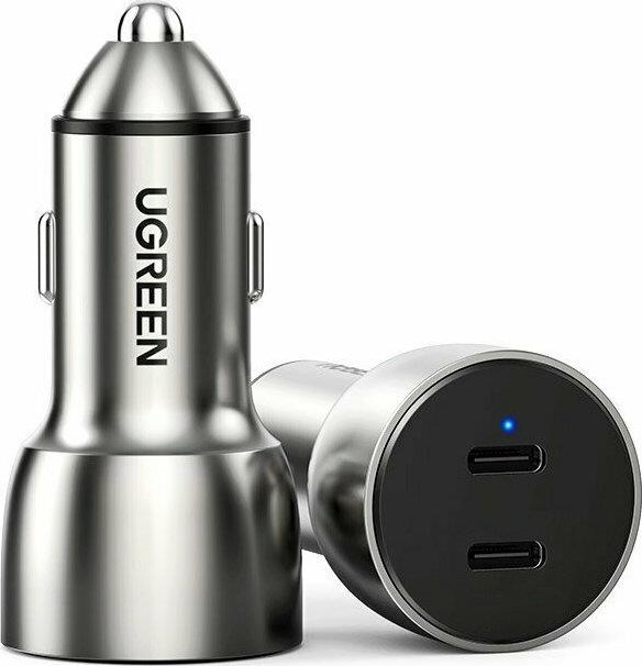 Ugreen Car Charger  Cd213 40W Dual Pd 3.0 Gray 70594