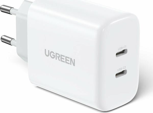 Ugreen Charger Cd243 40W Dual Pd White 10343