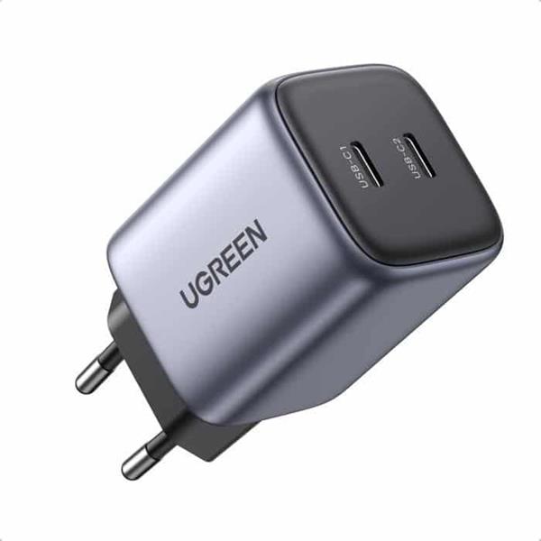 Ugreen Charger Gan Cd294 45W Dual Pd Space Gray 90573