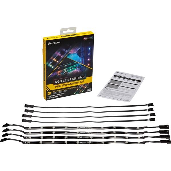 CORSAIR RGB LED LIGHTING PRO EXPANSION KIT LED STRIP LED STRIP POWER SUPPLY CONNECTION HOUSING LIGHT