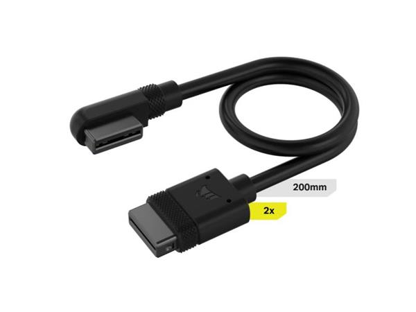 Corsair Diy Icue Link Cable 2X200Mm - Black Cl-9011123-Ww