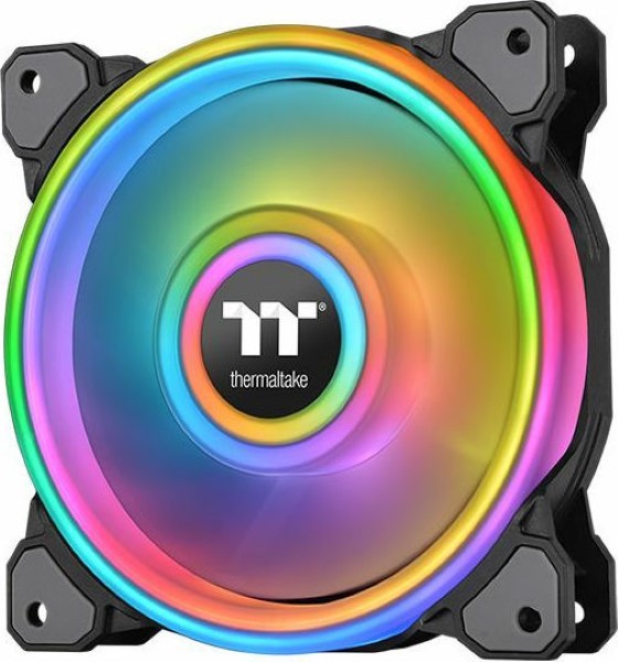 THERMALTAKE  RIING QUAD 14 RGB PWM BK 140X140X25MM SINGLE PACK  NO CONTROLLER