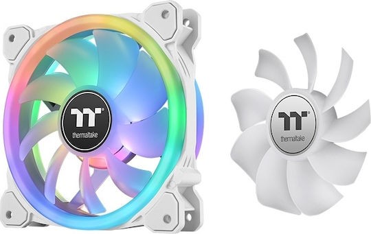 Thermaltake SWAFAN 14 RGB Case Fan 140mm 3τμχ Premium Edition White