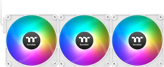 Thermaltake CT120 EX Reverse Case Fan με ARGB  3pcs white