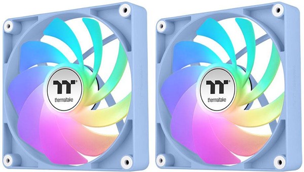 CT120 Reverse ARGB Sync PC Cooling Fan Hydrangea Blue 2er Pack