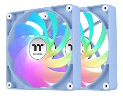 Thermaltake CT140 Reverse ARGB Sync Fan Hydrangea Blue 2er Pack Reverse 140 mm