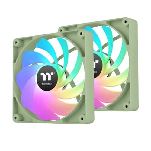 Thermaltake CT140 Reverse ARGB Sync Fan Matcha Green  2er Pack Reverse 140 mm