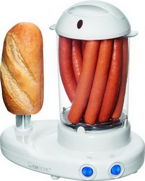 Clatronic Hot Dog Maker incl. Egg Boiler EK 3420 N White