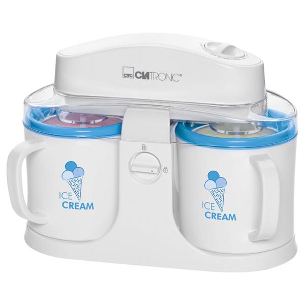 CLATRONIC ICM 3650 Παγωτομηχανή Λευκή 2X0,5L