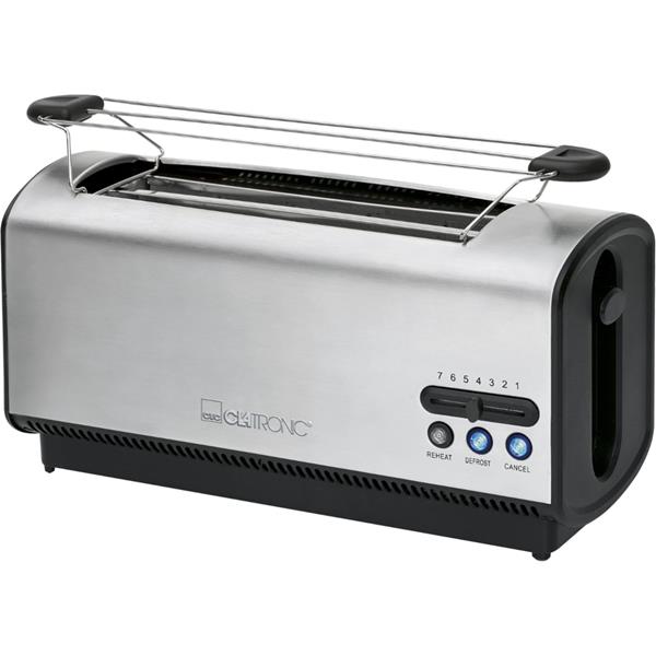 CLATRONIC TA 3687 INOX 4 SCHEIBEN-LANGSCHLITZTOASTER