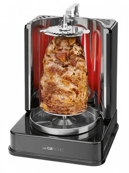 CLATRONIC DVG 3686 BLACK KEBAB VERTICAL MULTIGRILL
