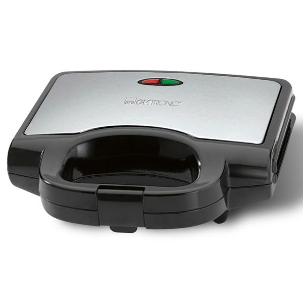 CLATRONIC ST 3778 SCHWARZ-INOX 2 FACH SANDWICHTOASTER