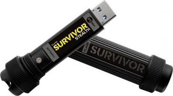 CORSAIR SURVIVOR STEALTH 128GB USB 3.0, USB STICK 128 GB USB 3.0 / USB 3.1  GEN 1  BLACK, CMFSS3B 128GB