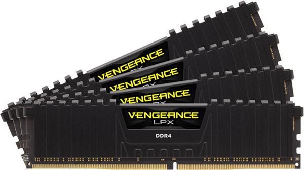 CORSAIR RAM DDR4 32GB 2666-16 VENGEANCE LPX BK K4 COR