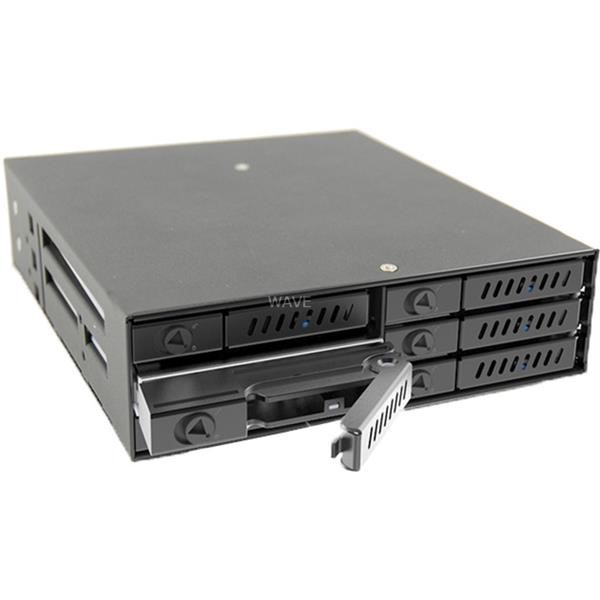 CHIEFTEC CMR-625, MOUNTING FRAME 2.5 "INTERNAL 5.25" EXTERNAL BLACK METAL