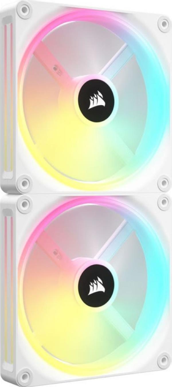 Corsair ICUE LINK QX140 Case Fan με RGB Φωτισμό 2τμχ Λευκό - CO-9051008-WW